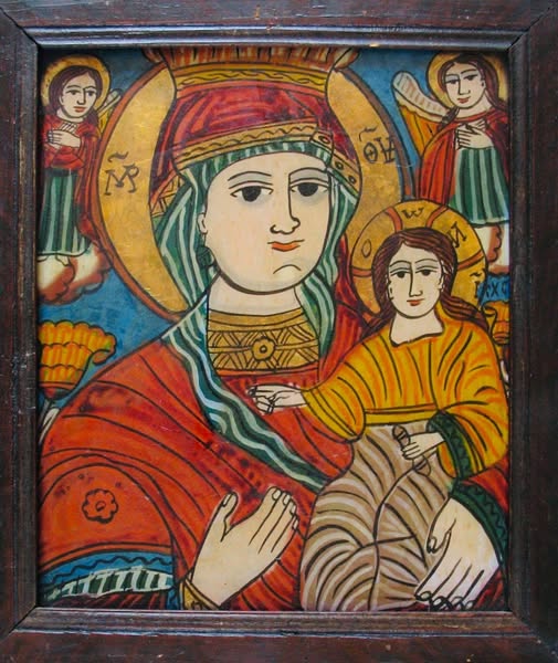Icoana Maicii Domnului de la Muzeul de Etnografie Brașov